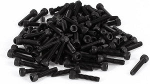 100 Pcs 12.9 Alloy Hex Key Socket Head Cap Screws Bolts UNC 4#-40x1/2