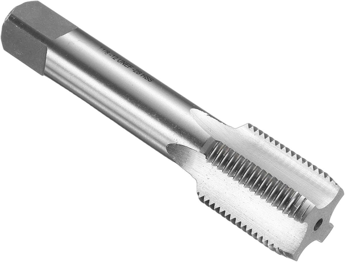 Hand Bottom Tap 1-1/8-12 UNF 2B Thread Bottoming Style Threading Taps High Speed Steel HSS6542 Straight Flutes Screw Tapping Tool