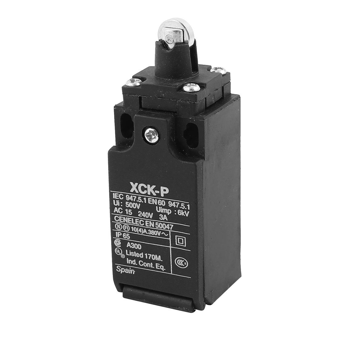 XCK-P Parallel Roller Plunger Actuator Limit Switch AC 240V 3A for CNC Mill 3D Printer Door Switch