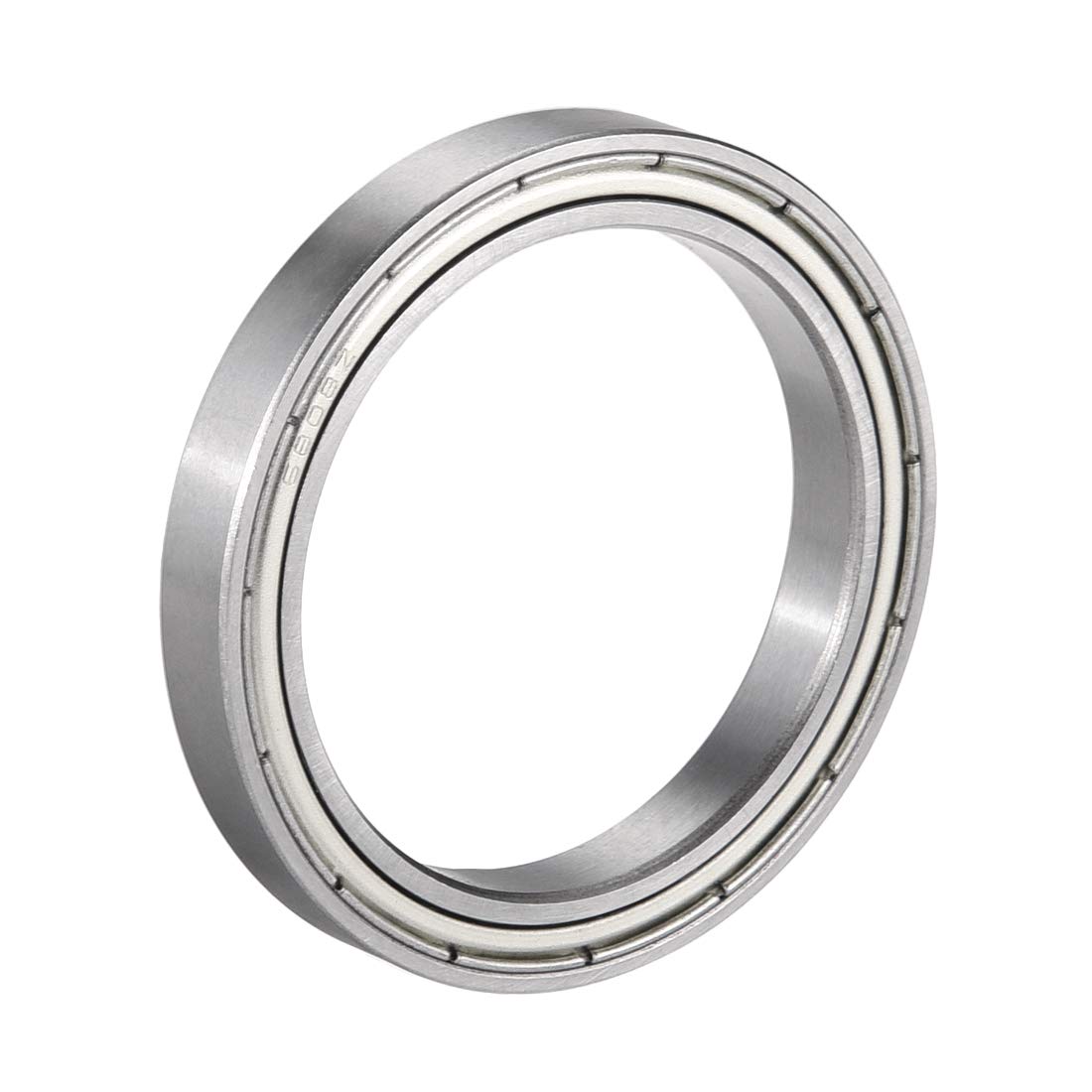 6808Z Deep Groove Ball Bearing Single Shield 1060808, 40mm x 52mm x 7mm Chrome Steel Bearings (Pack of 1)