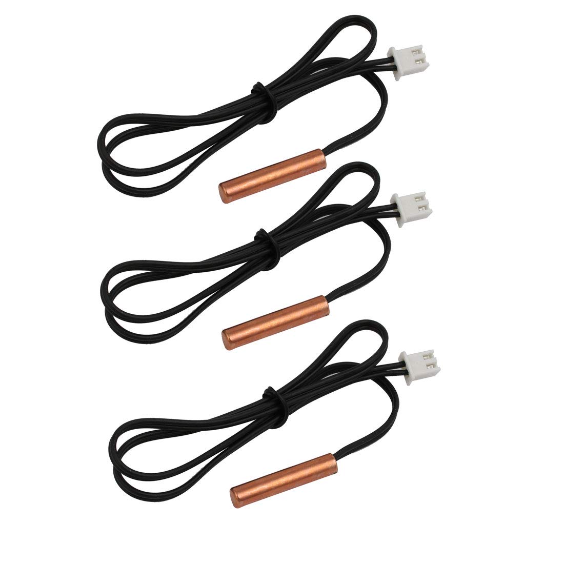 3Pcs 5K Copper Temperature Sensor 40cm Length for Air Conditioner