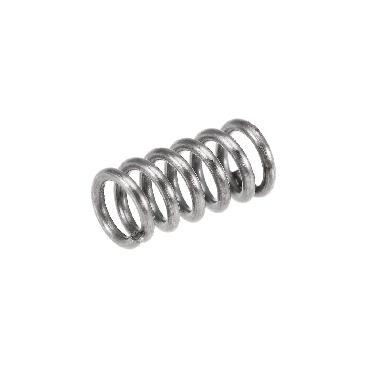 Compressed Spring,0.2 inch OD, 0.03 inch Wire Size, 0.25 inch Compressed Length, 0.39 inch Free Length,35.3N Load Capacity,Gray,10pcs