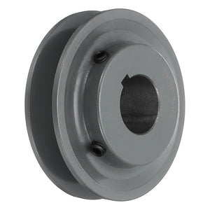 BK36-1 1/8 V-Belt Sheave 1-1/8"Bore 3.75"OD Single Groove Web Sheave Bored-to-Size Sheave, Cast Iron, Belt Section for 3L or B Belt