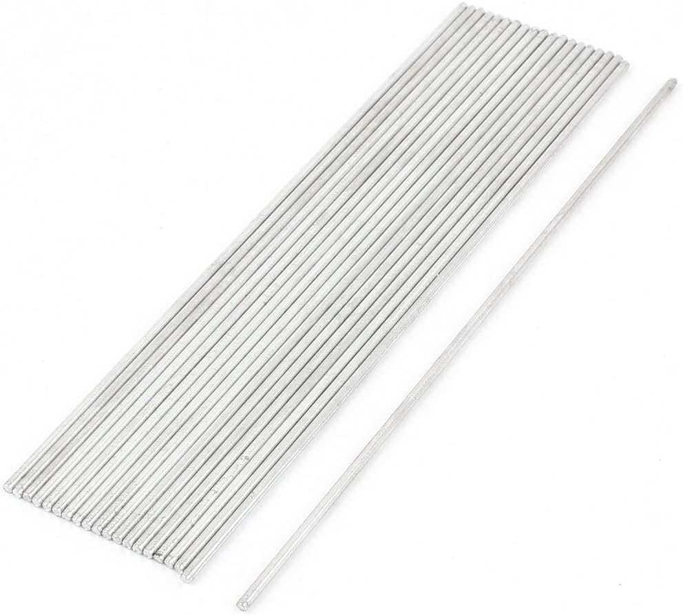 Solid Round Axle Rod Bar 2mm x 150mm 20Pcs for DIY RC Model Airplane