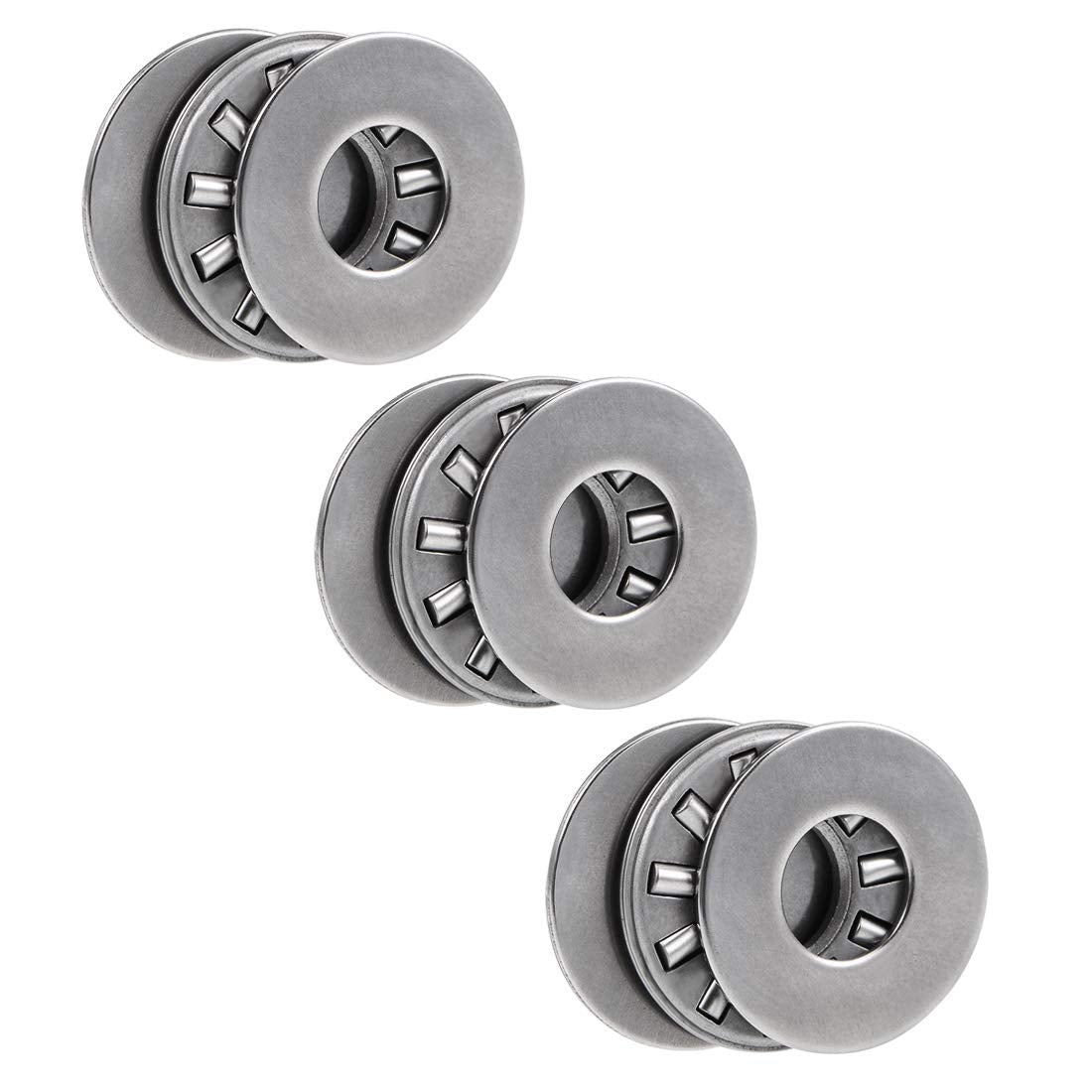TC512 Thrust Needle Roller Bearings with Washers 5/16" Bore 3/4" OD 5/64" Width 3pcs