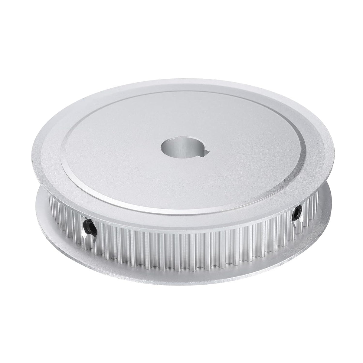 5M-60T-5/8B Timing Belt Pulley 5/8" Bore, 60 Teeth Aluminum Alloy Synchronous Wheel with Keyway, Pitch 5mm Tooth for 15mm Width Belt