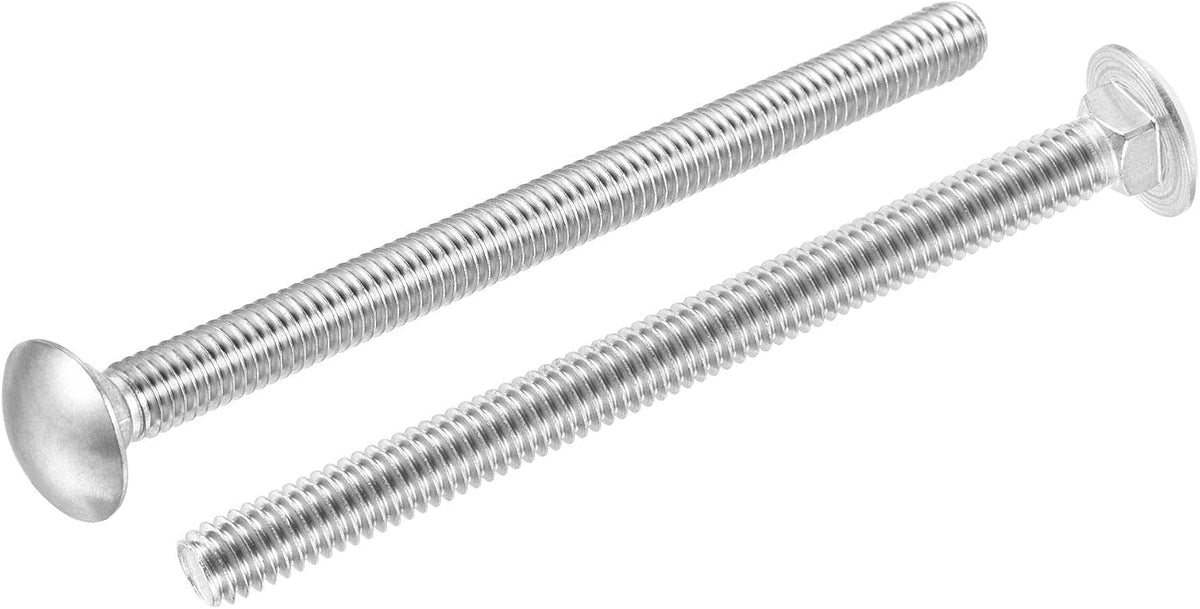 5/16-18x4-1/2" Carriage Bolt Round Head Square Neck 304 Stainless Steel 5pcs