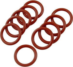 10 Pcs Red Silicone O Ring Oil Seals Gaskets Washers 24mm x 3mm