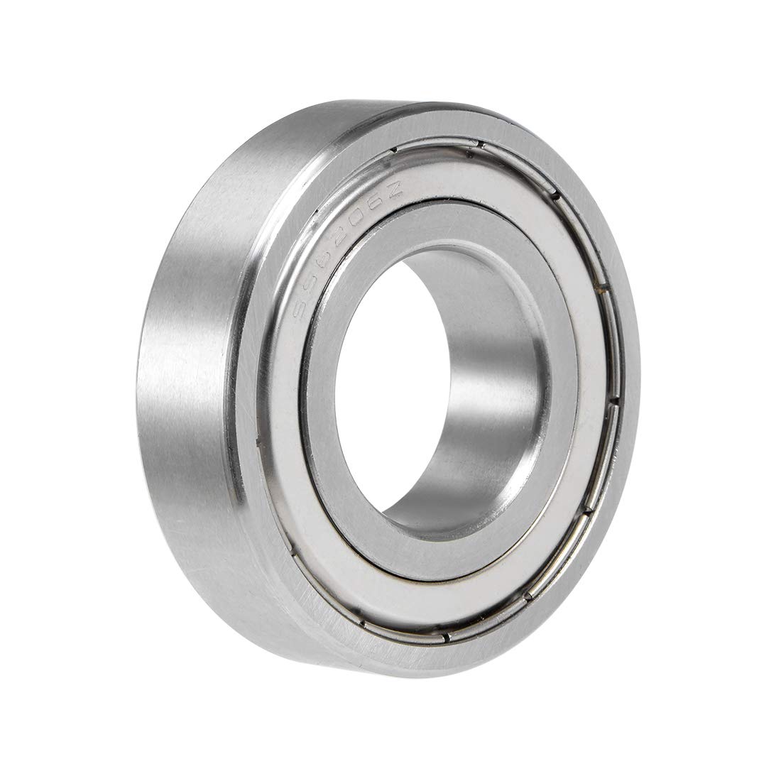 S6206ZZ Stainless Steel Ball Bearing 30x62x16mm Double Shielded 6206Z Bearings 1-Pack