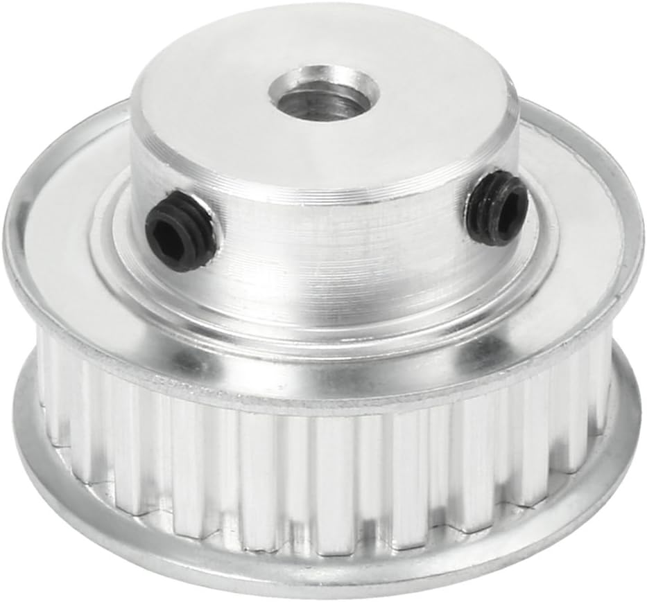 Aluminum 24 Teeth 8mm Bore 5.08mm Timing Belt Pulley for 10mm Belt