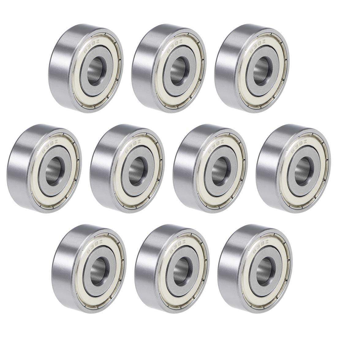 6700ZZ Deep Groove Ball Bearings 10x15x4mm Double Shielded Chrome Steel P6 10pcs