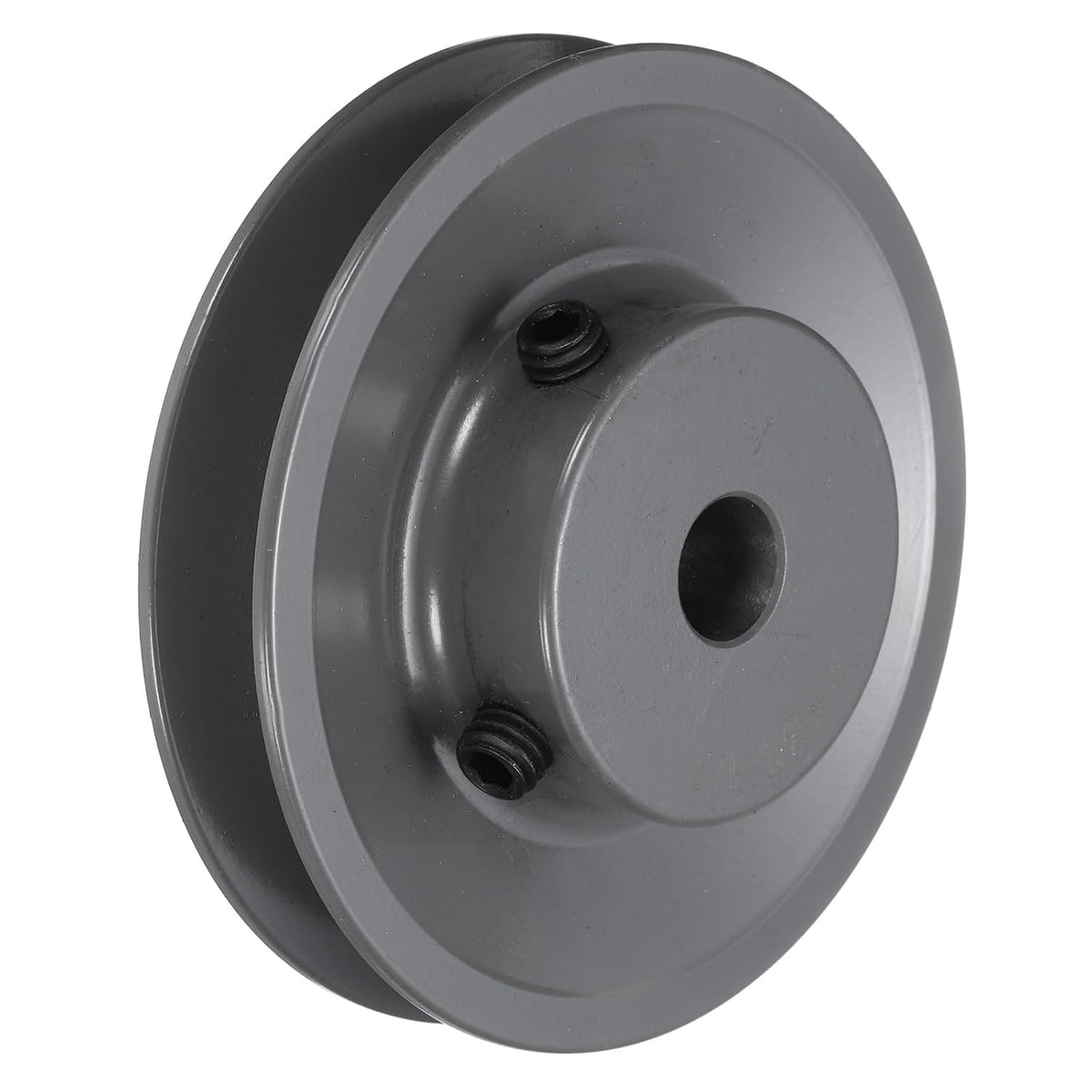 AK35-1/2 V-Belt Sheave 1/2"Bore 3.55"OD Single Groove Web Sheave Bored-to-Size Sheave, Cast Iron, Belt Section for 4L or A Belt