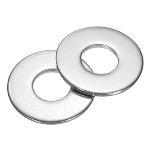 6 Pcs 3/4" Fender Washer 2" OD, 304 Stainless Steel Flat Washer Fastener Sealing Gasket for Screws and Bolts, Silver Tone