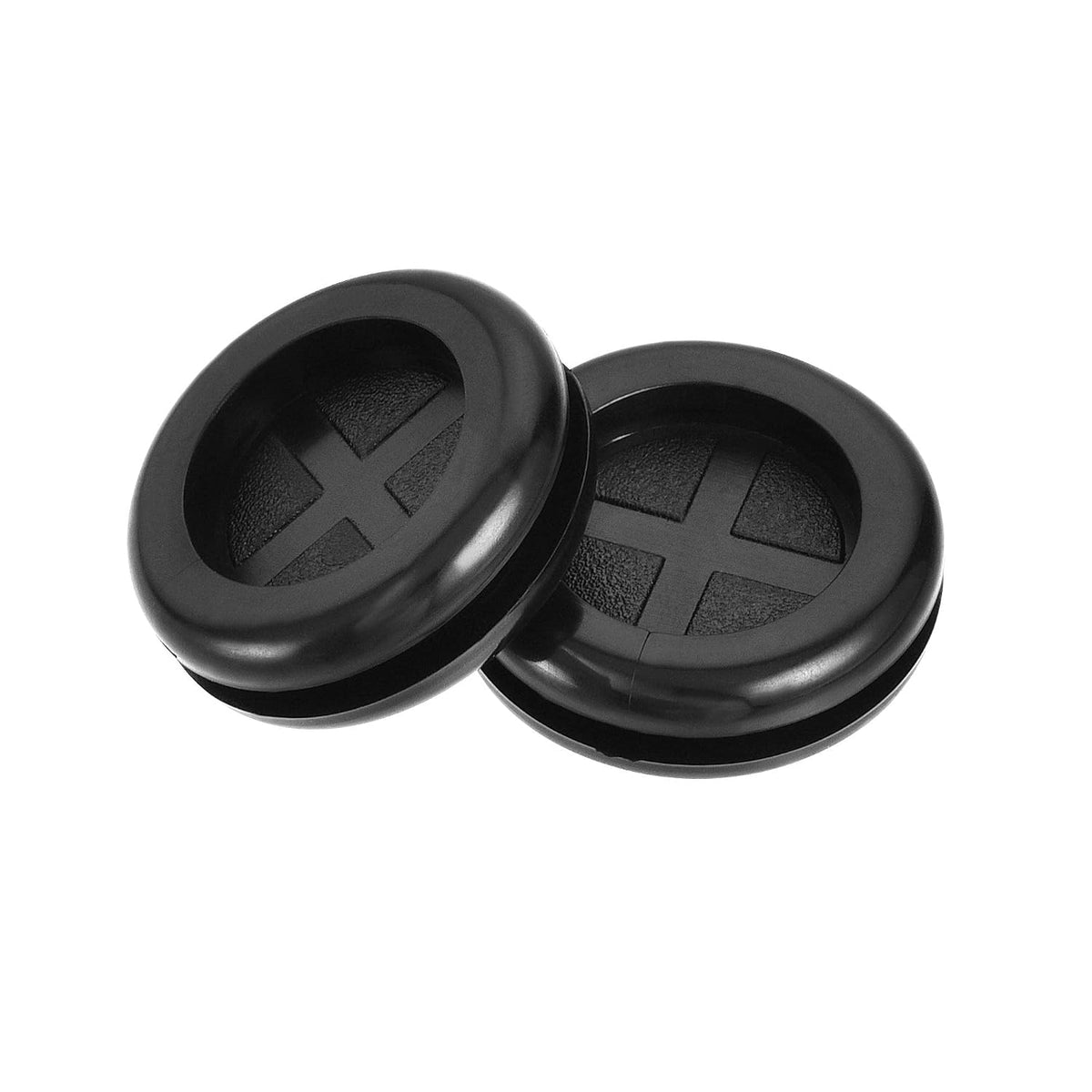 Rubber Grommet Round Double-Sided Mount Dia 22 mm for Wire Protection 20pcs
