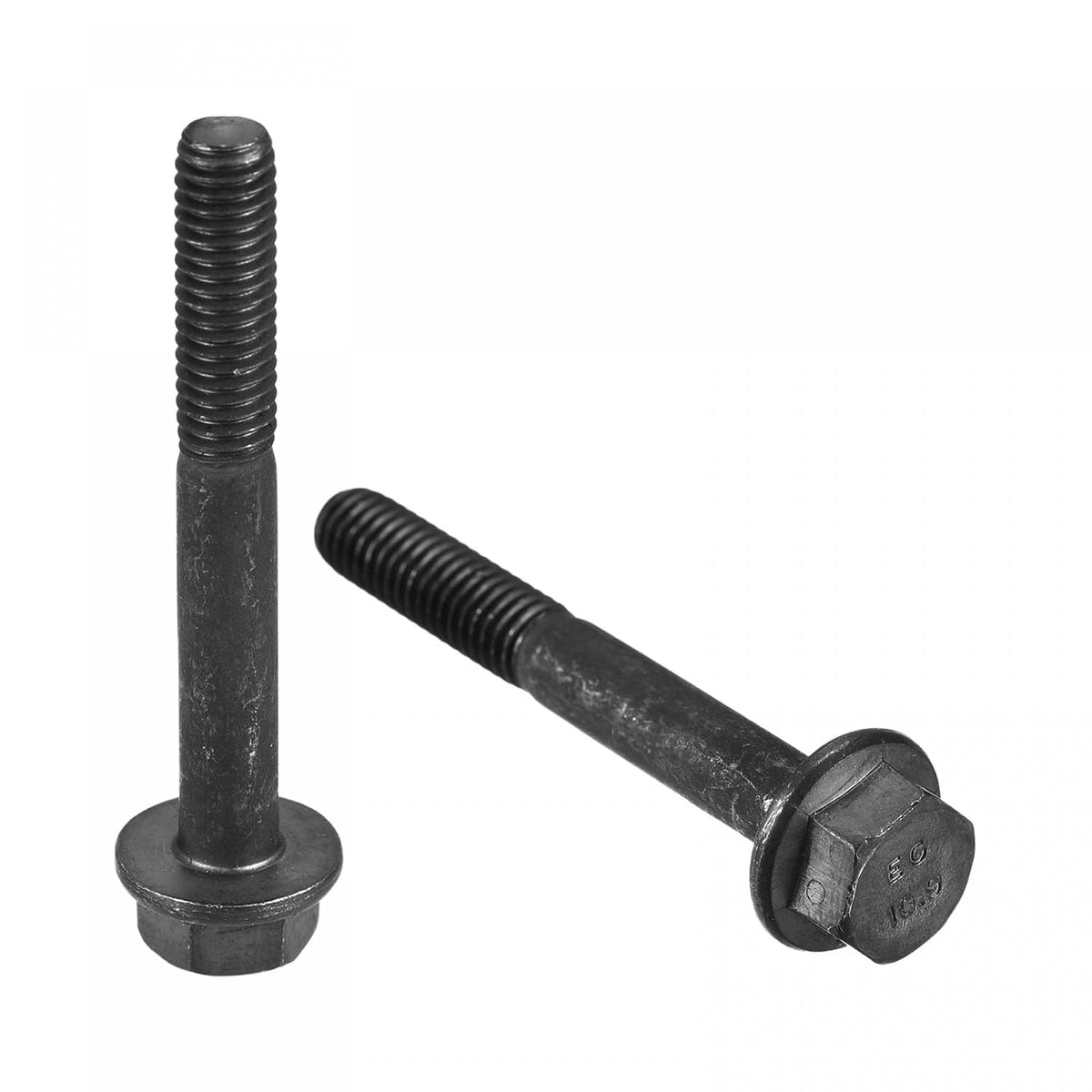 Metric M6x45mm Hex Flange Bolts, 5pcs 10.9 Grade Carbon Steel Hexagon Head Screws