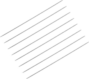 4 Pairs Knitting Needle Set, 2.2mm Diameter 9.84 Inches Length Stainless Steel Double Pointed Sweater Needles for Handmade Projects DIY Knitting
