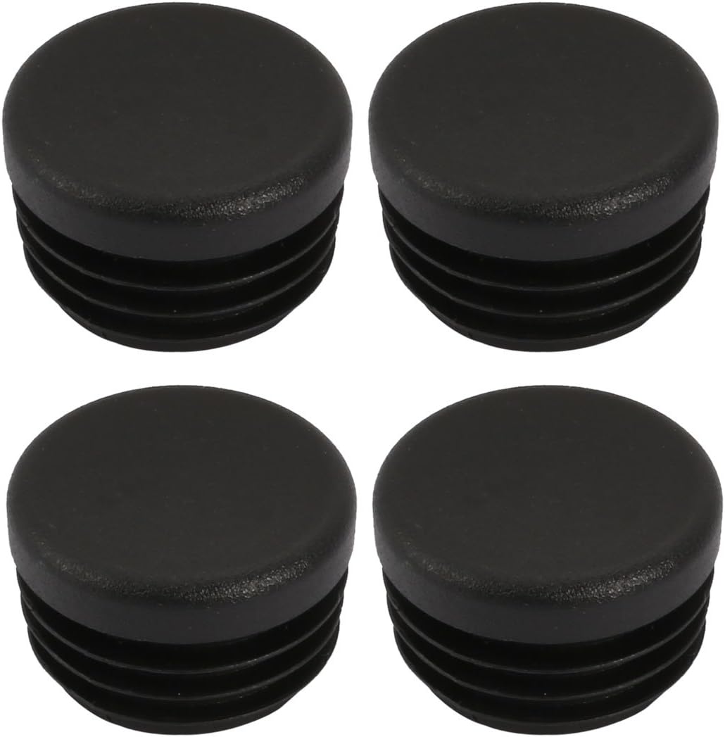 4 Pcs Chair Table Leg Plastic Cap Round Tube Insert Fit 25mm Pipe Outer Dia