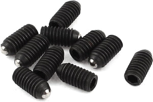 10 Pcs Rolling Ball Plunger Hex Socket Set Screw M6x10