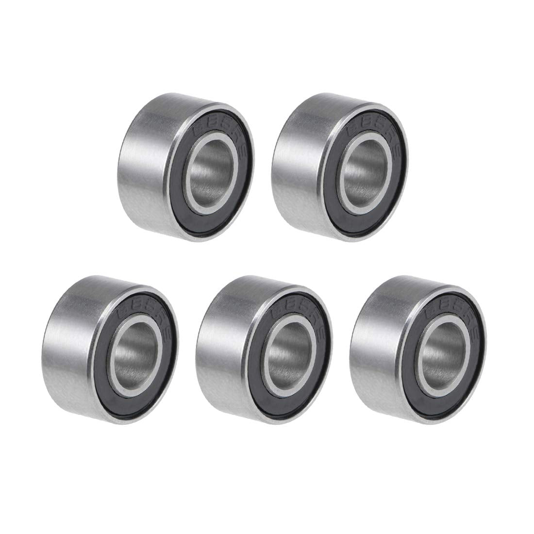 685-2RS Deep Groove Ball Bearings 5mm Inner Dia 11mm OD 5mm Bore Double Sealed Chrome Steel Z2 5pcs