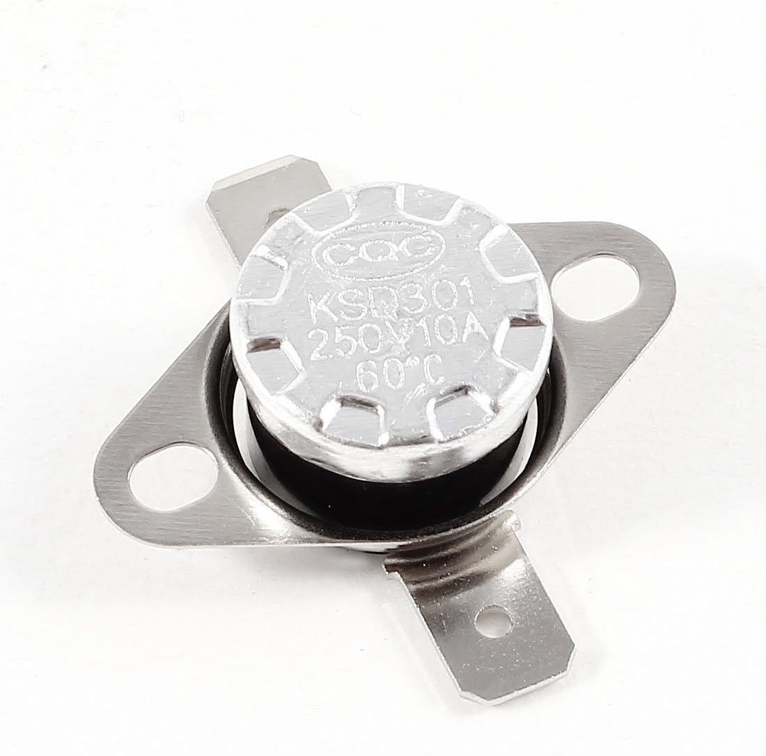 KSD301 AC 250V 10A 60C Celsius NC Temperature Control Switch Thermostat