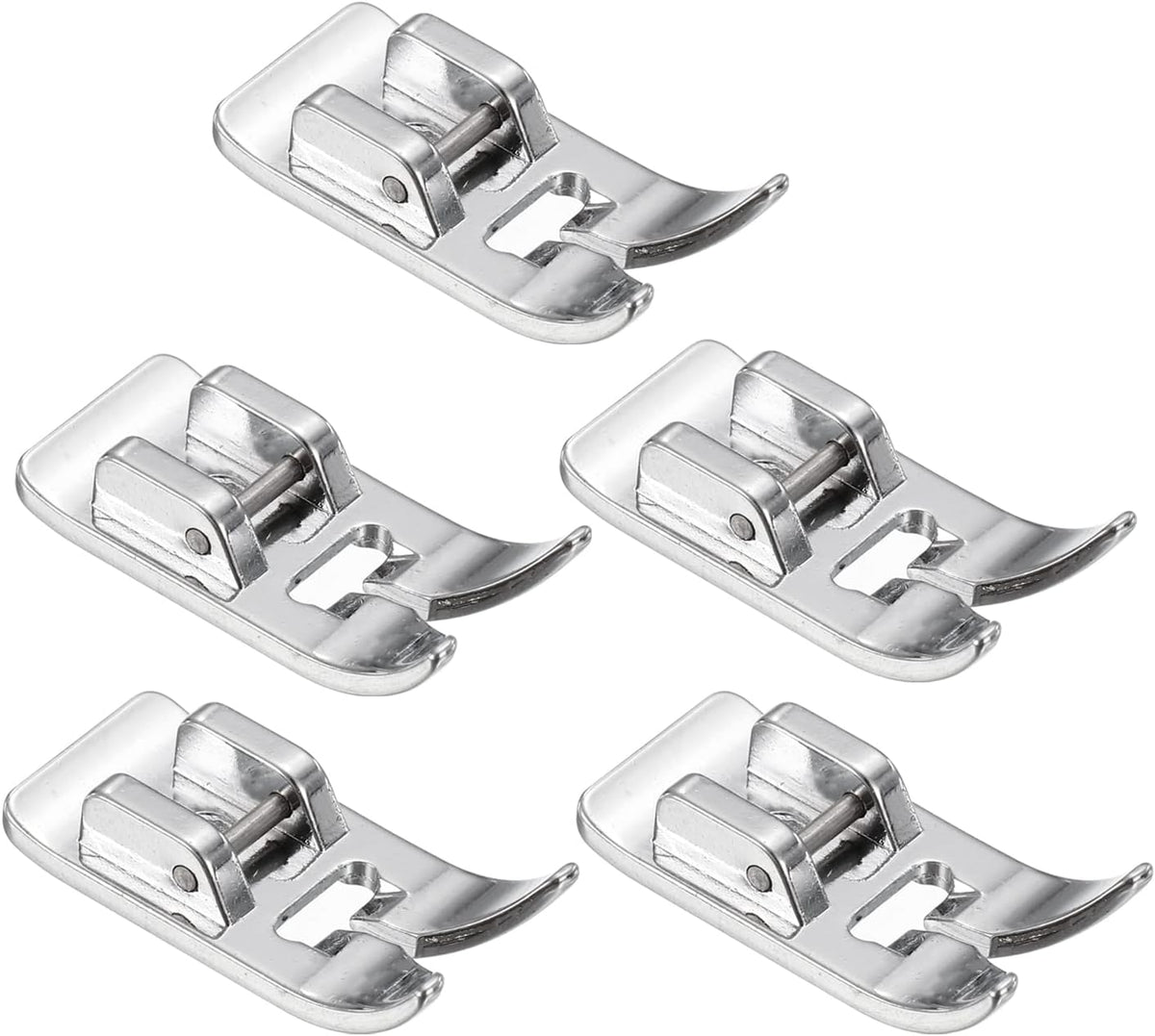 7301 Zig Zag Straight Stitch Embroidery Sewing Machine Presser Foot, Sewing Machine Replace Accessories, 5Pcs