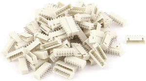 Male 7 Pins 2.54mm Pitch JST XH Header Socket Connector 100pcs