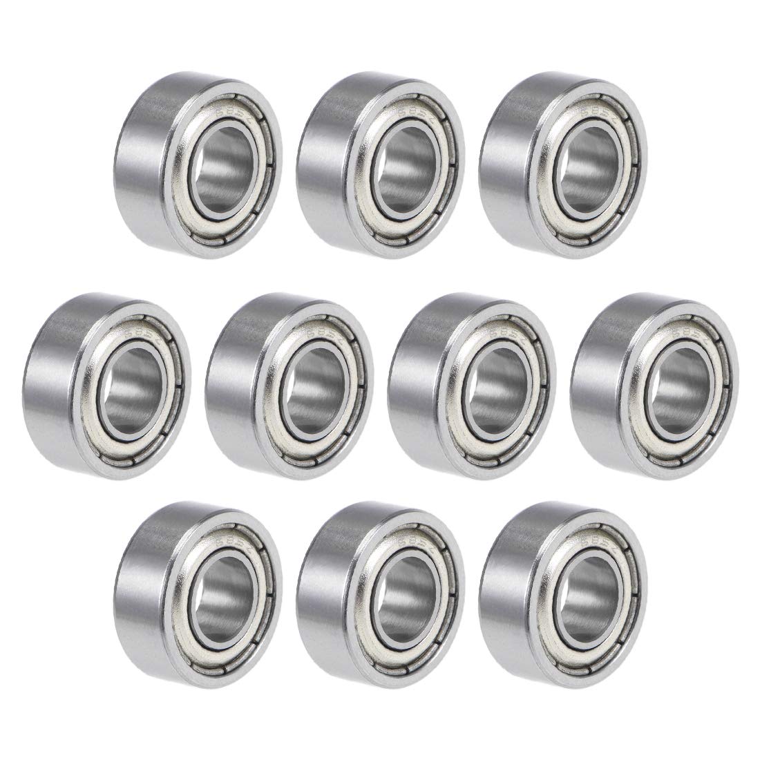 686ZZ Deep Groove Ball Bearings 6mm x 13mm x 5mm Double Shielded Chrome Steel P6(ABEC3) 10pcs