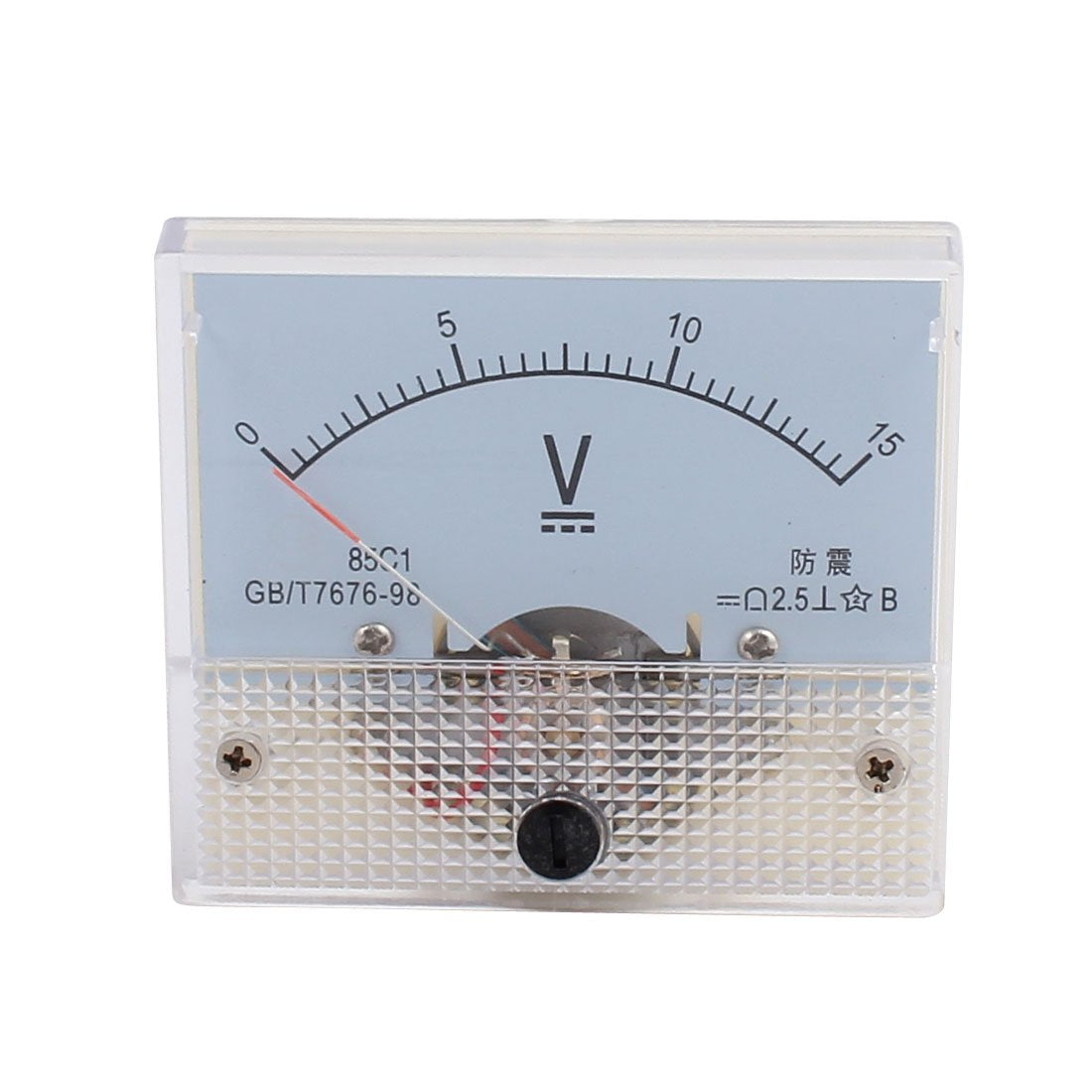 DC 0-15V Analog Volt Voltage Panel Meter Voltmeter Gauge 85C1