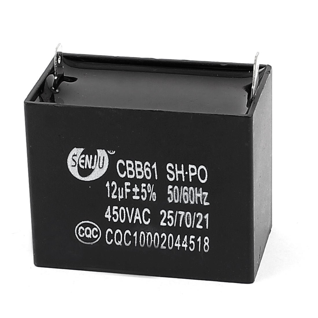 AC 450V 12uF Soldering Air Conditioner Ceiling Motor Capacitor CBB61