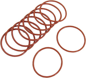 Rubber O-Ring Oil Seal Sealing Ring Gaskets (10 Piece), Red, 38mm x 2mm