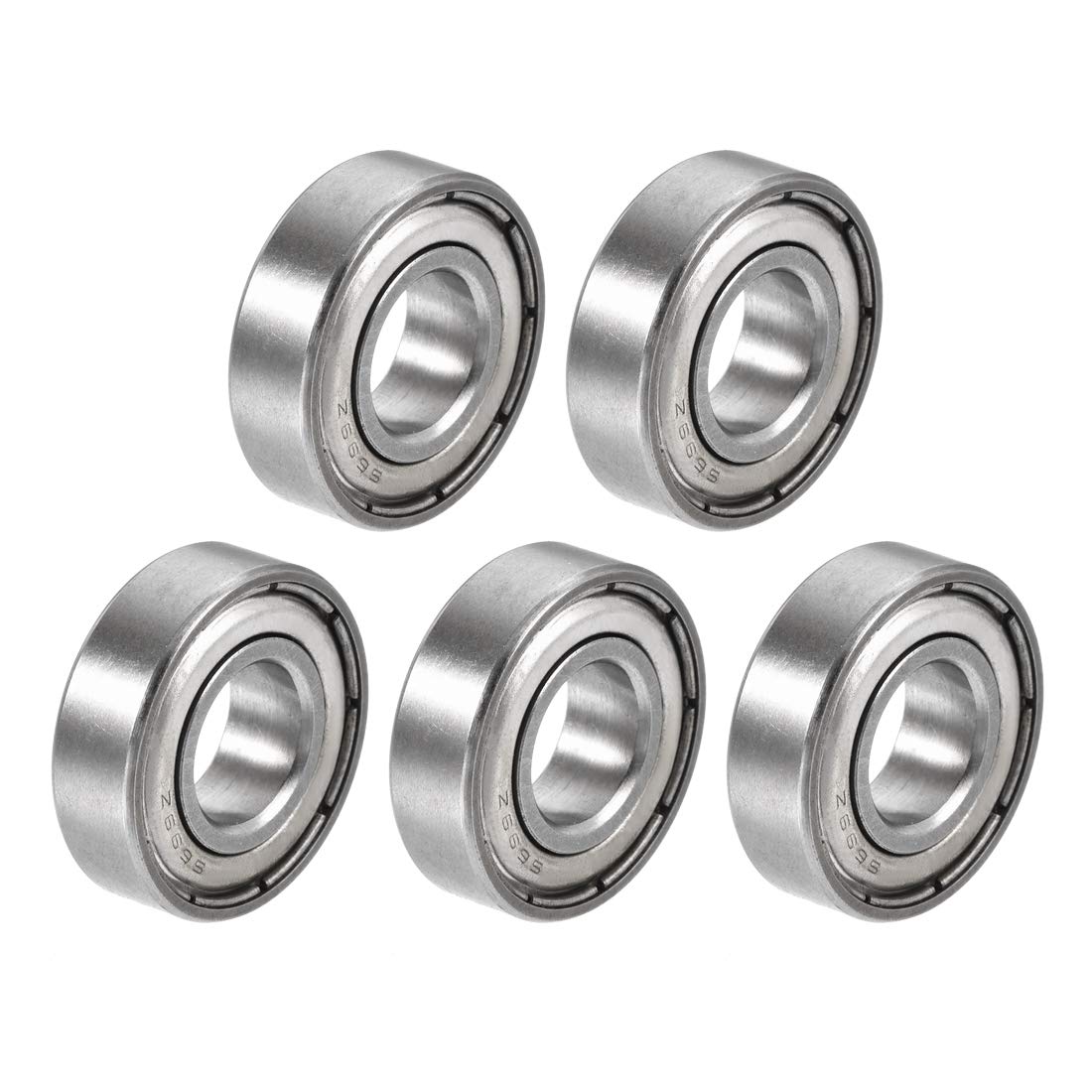 S699ZZ Stainless Steel Ball Bearing 9x20x6mm Double Metal Shielded S682 Bearings 5pcs