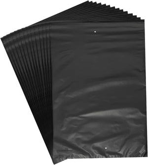 Shrink Wrap Bags, 50Pcs 11.8 x 5.5 Inch Black POF Heat Shrink Wrap Bags for Packaging Gift Baskets, Soap, Bath Balls, Candles, Stationery, Cosmetics Homemade DIY Crafts