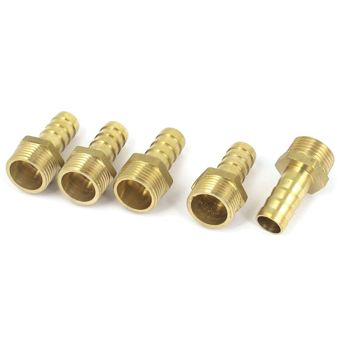 3/8BSP Male Thread to 10mm Hose Barb Straight Adapter Coupler 5PCS