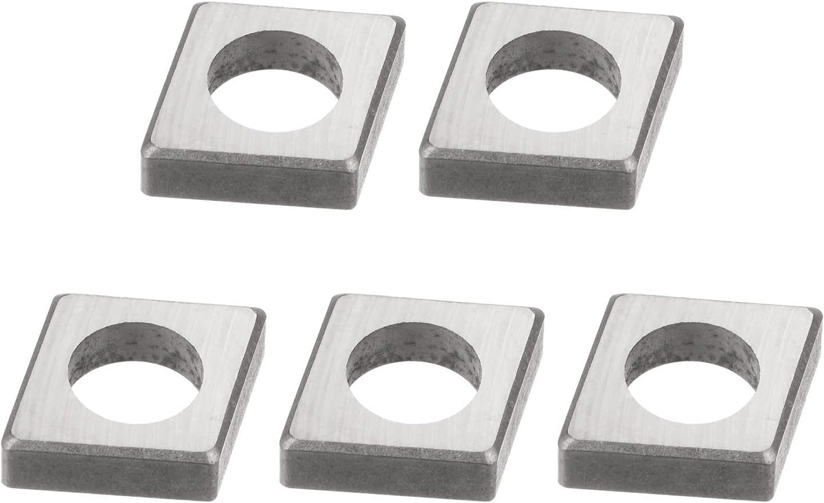 5/8"x3/16" Carbide Turning Insert Seats Shim 80 Degree Rhombus MC1604 for Indexable Tool Holder 5Pcs