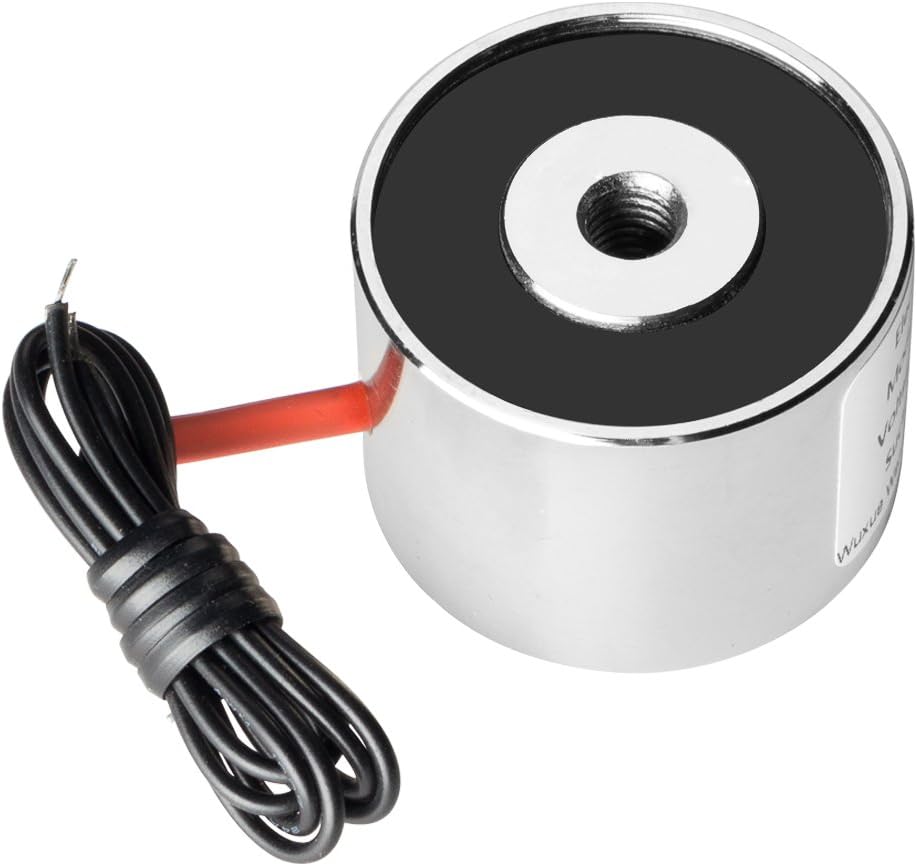 24 VDC 200N Electric Lifting Magnet Electromagnet Solenoid Lift Holding