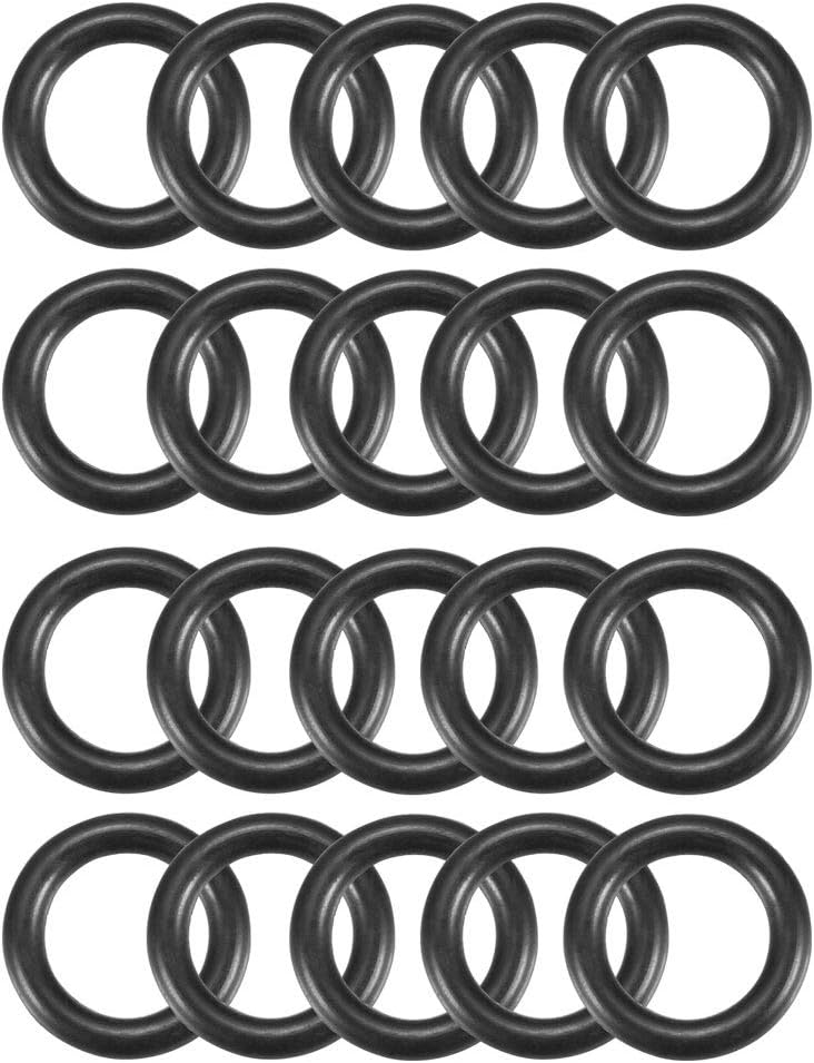 Nitrile Rubber O-Rings, 14mm OD 9.2mm ID 2.4mm Width, Metric Buna-N Sealing Gasket, Pack of 20