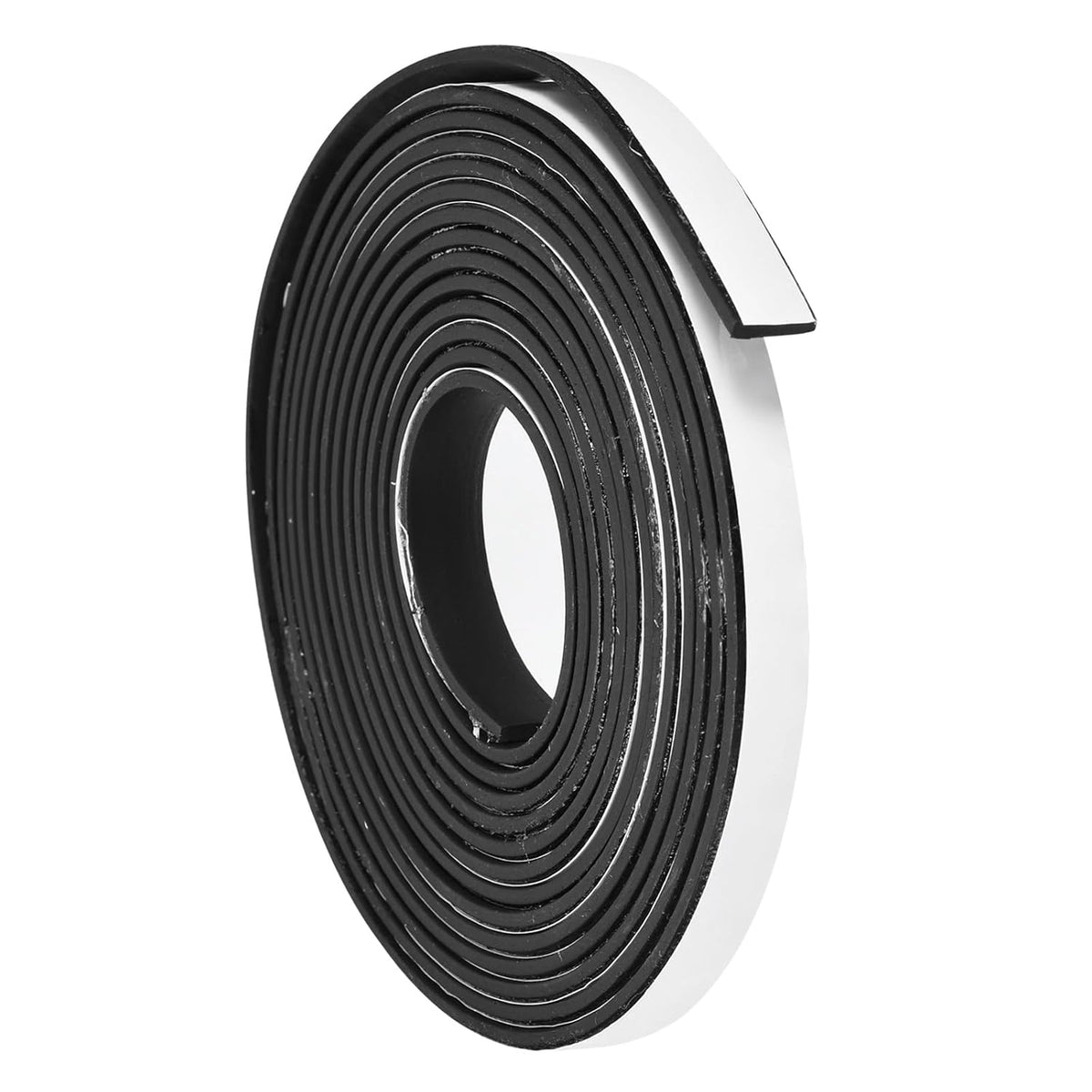 Adhesive Rubber Strips, 0.4" W x 5/64" T x 10'L Solid Neoprene Rubber Sheet Rolls with Adhesive Backing for DIY Gaskets Seals Pads Crafts