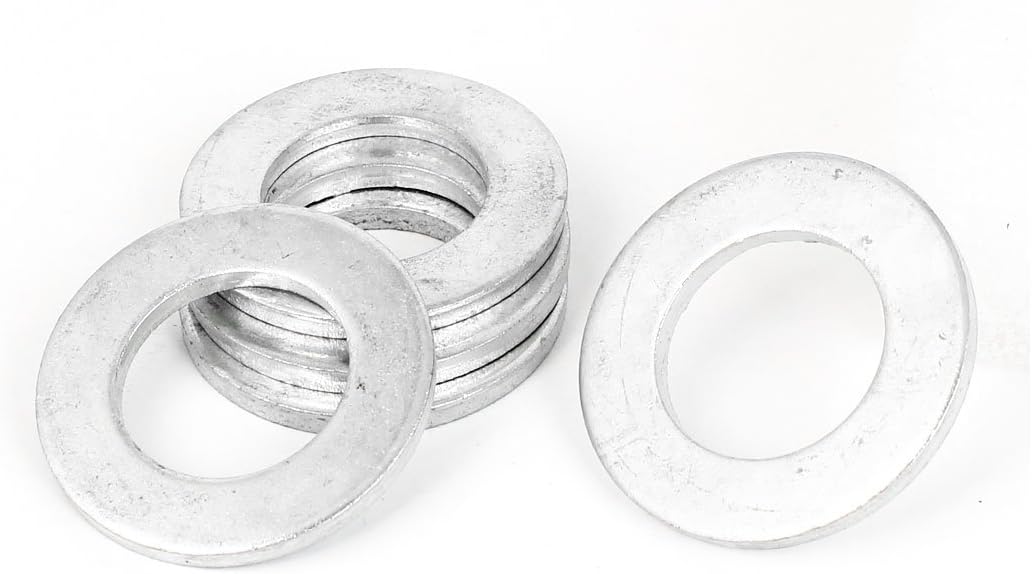 22mm x 38mm Zinc Plated Flat Spacers Washers Gaskets Fasteners GB97 5PCS