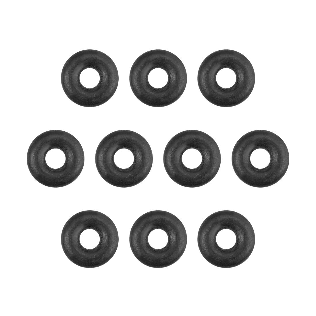 Nitrile Rubber O-Rings 7mm OD 2.2mm ID 2.4mm Width, Metric Nitrile Rubber Sealing Gasket, Pack of 10