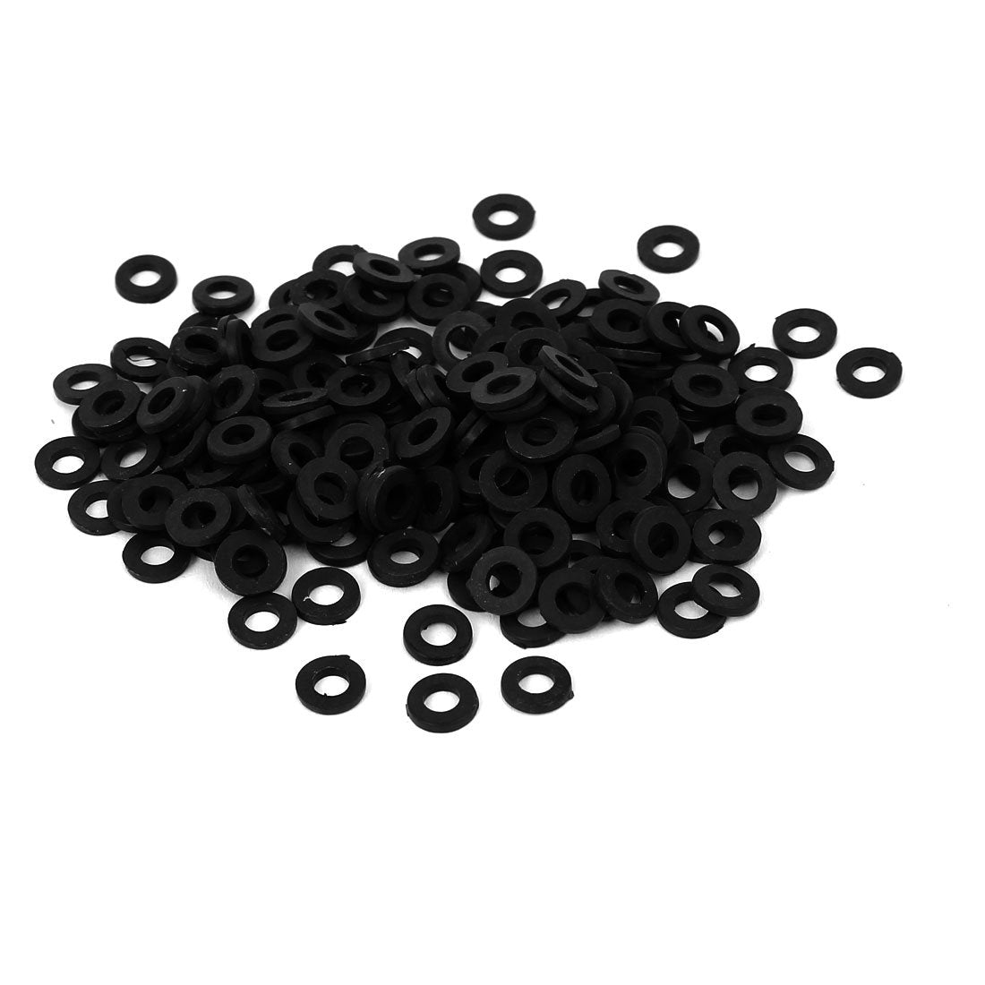 Plastic Flat Washers M3 6mm OD 3mm ID 1mm Thickness for Faucet Pipe Water Hose, Pack of 200
