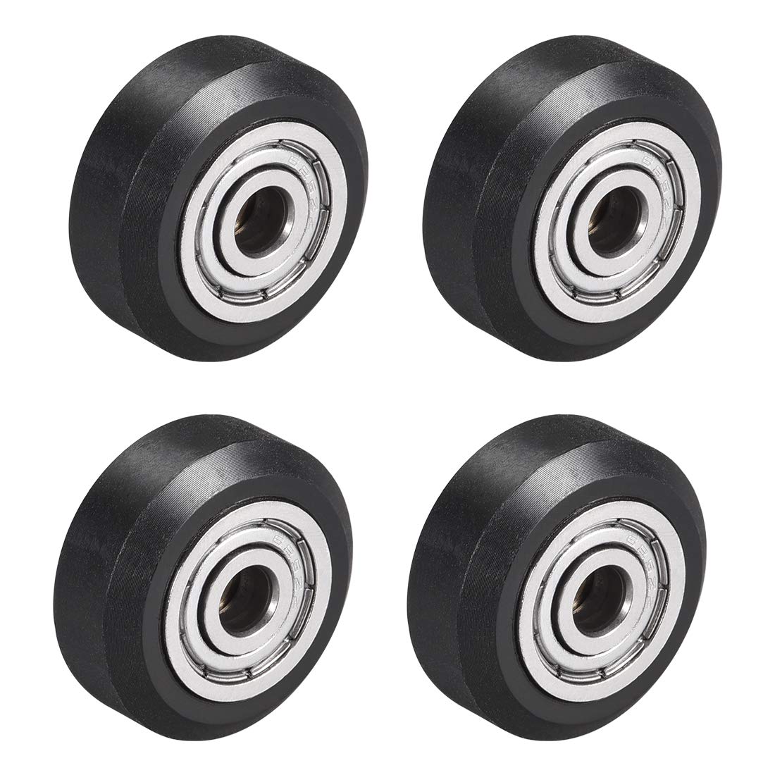 POM V Wheel with Bearing for 3D Printer, CR Series OD 24mm 4pcs