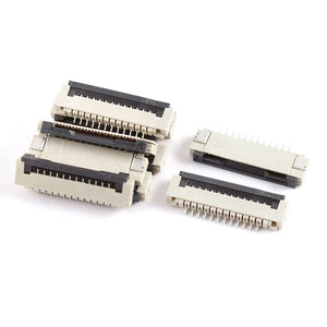 a15070400ux0715 10 Piece Clamshell Type Bottom Port 12pins 1.0 mm Pitch FFC FPC Sockets Connector