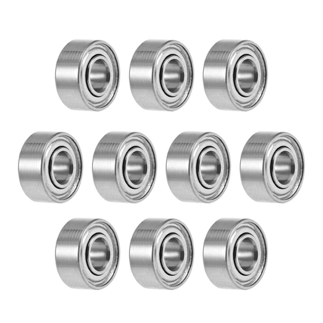 683ZZ Deep Groove Ball Bearings 3mm x 7mm x 3mm Double Shielded Chrome Steel Z2 10pcs