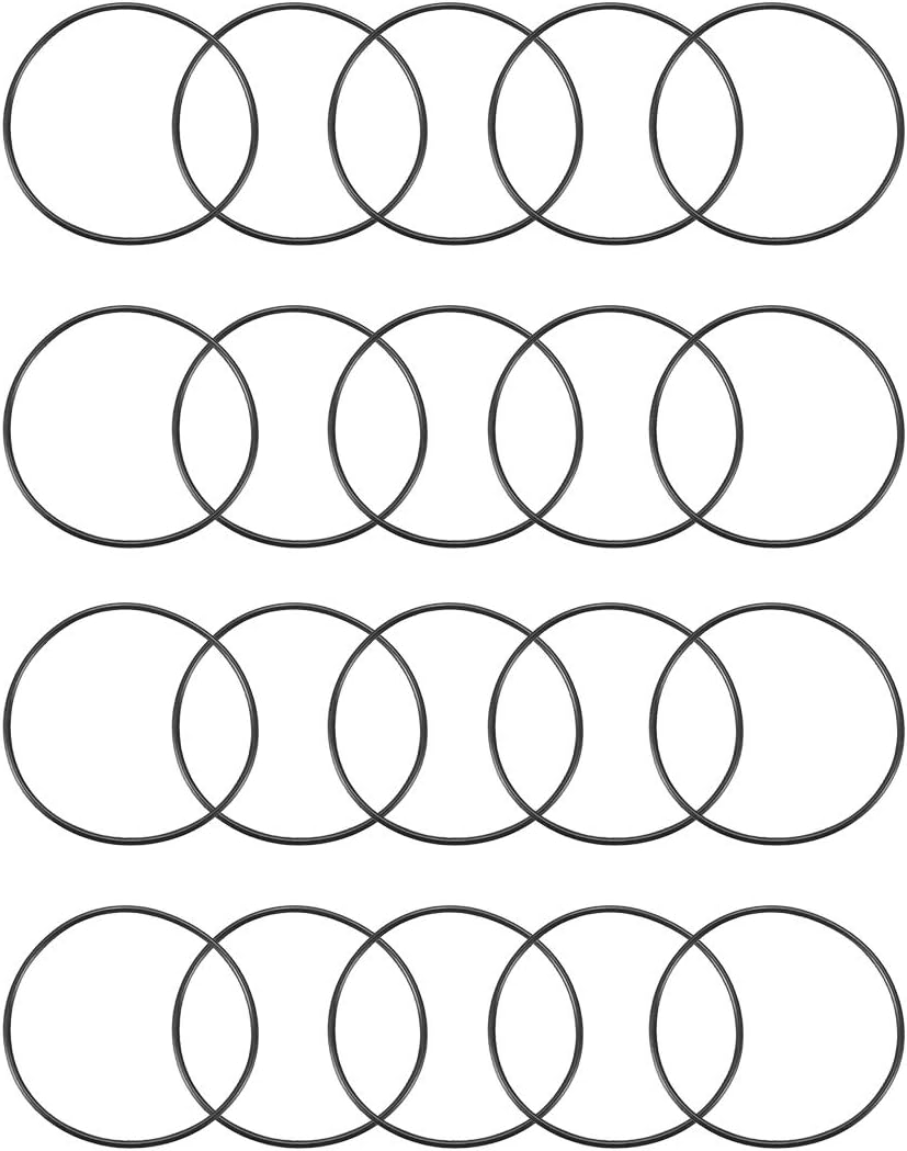 Nitrile Rubber O-Rings, 32mm OD 30mm ID 1mm Width, Metric Sealing Gasket, Pack of 20