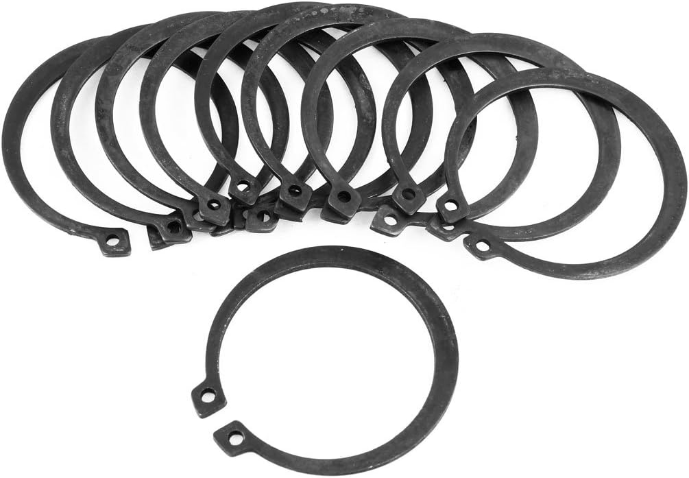 10 Pcs 46mm X 54mm Round Shape Metal External Snap Retaining Ring
