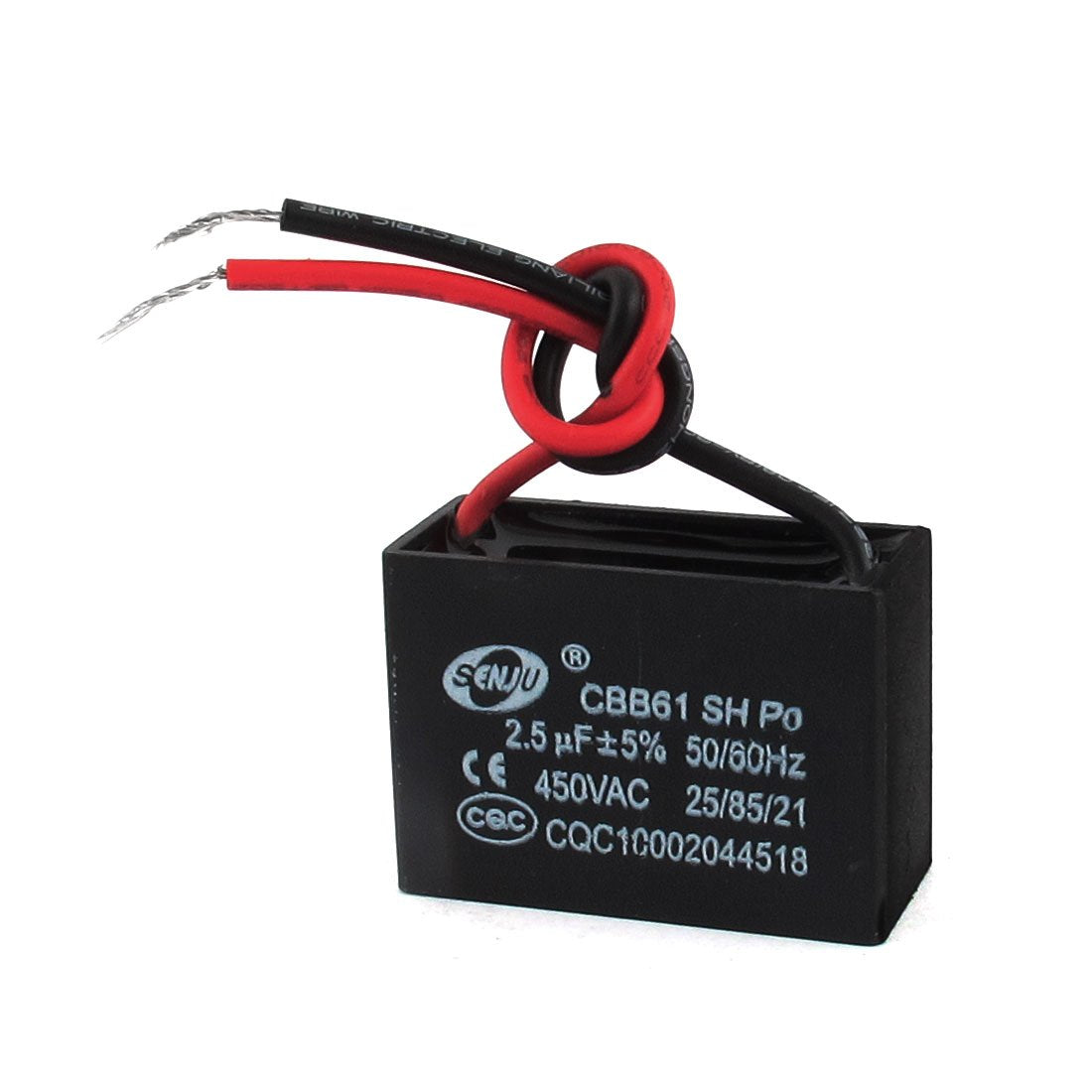 a15010600ux0187 CBB61 AC450V 2uF 50/60Hz Non Polar Fan Motor Run Capacitors