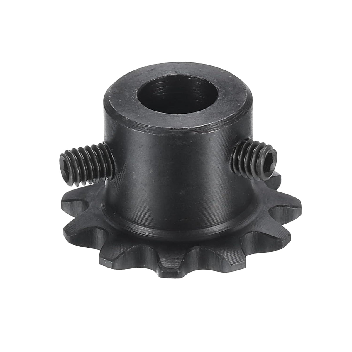 #25 Chain Roller Sprocket B Type, 5/16" Bore 11 Tooth Single Strand Chain Sprocket, Carbon Steel with Set Screws