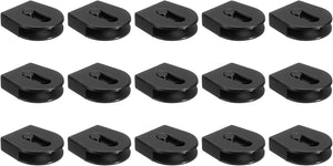 Wheeled Cord Locks for Drawstring Plastic Toggle Slider Stopper End Cord Slider Replacement for Backpack