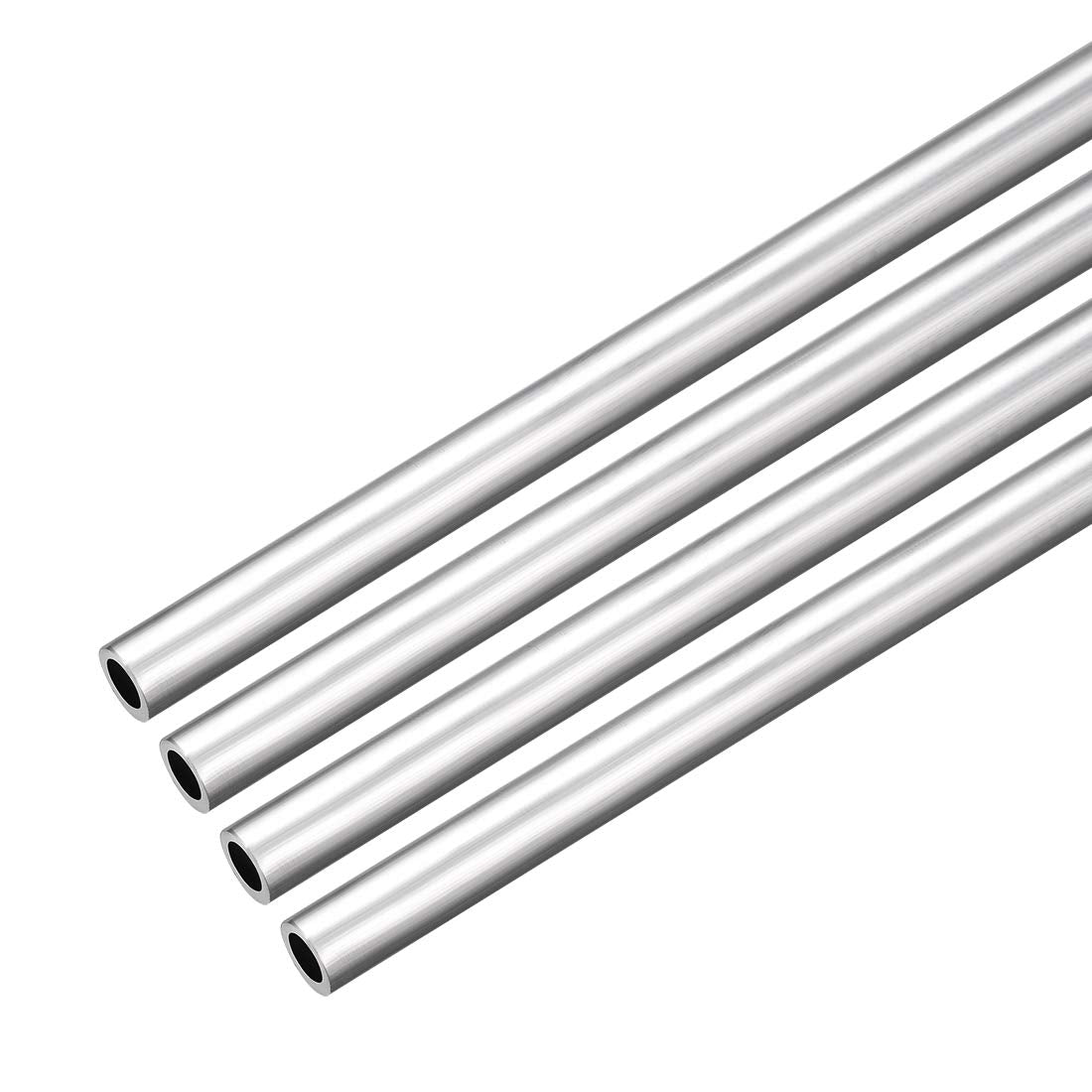 4Pcs 6063 Seamless Aluminum Round Straight Tubing Tube 1 Feet Length 0.117 Inches ID 0.273 Inches OD