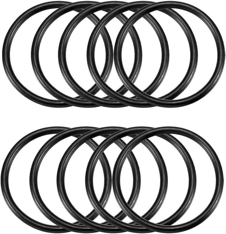 Nitrile Rubber O-Rings, 72mm OD 62mm ID 5mm Width, Metric Sealing Gasket, Pack of 10